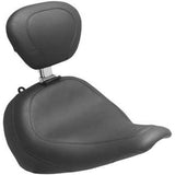 Mustang Wide Tripper Solo Asiento liso con respaldo Negro 79772