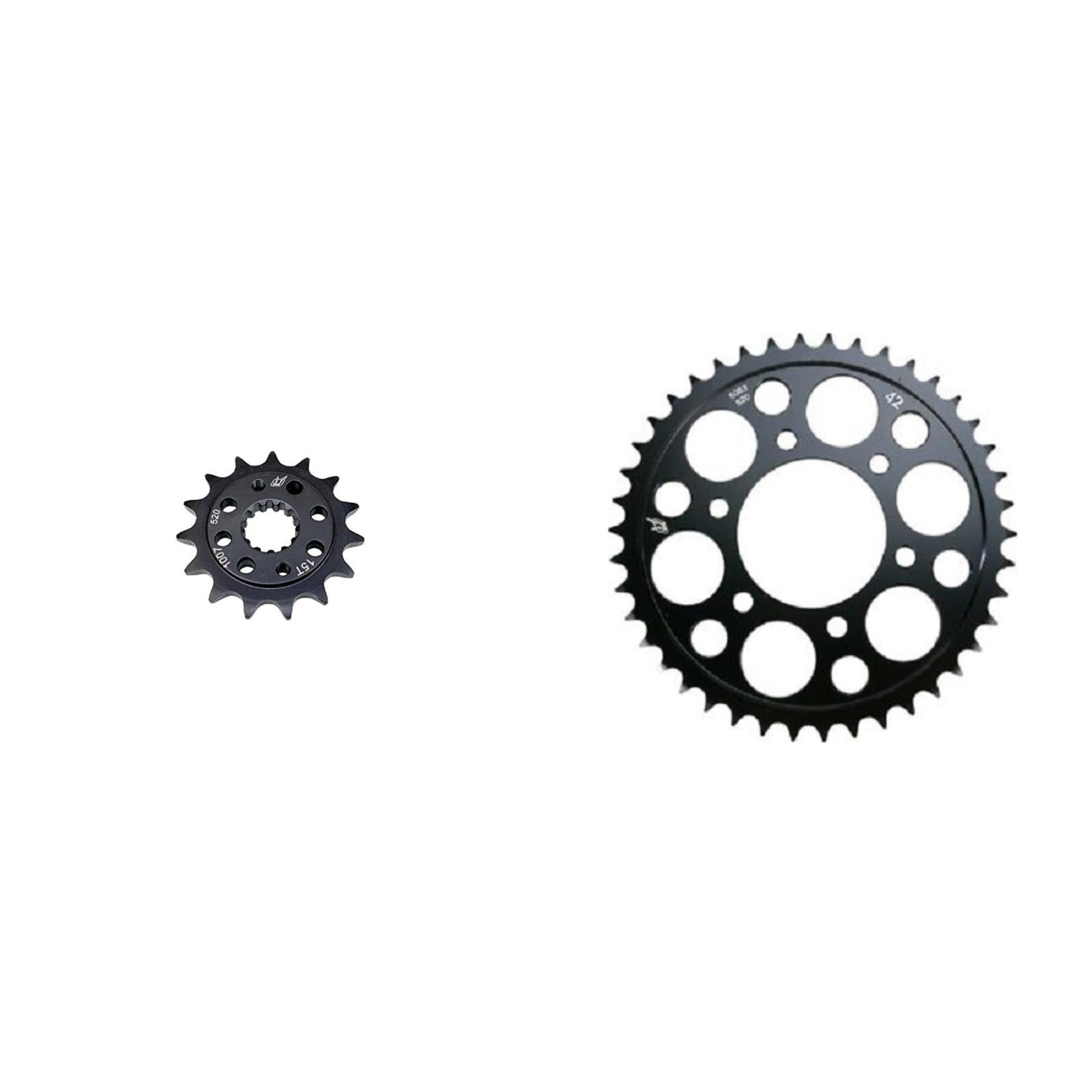 DRIVEN 520 Front & Rear Steel Sprocket Kit for Street KAWASAKI Z1000 2010-2016