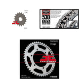 530 BMXR Chain Natural, Front & Rear Sprocket Kit for YAMAHA YZF-R1 2009-2014