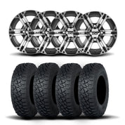 ITP SS212 15" Machined Black Wheels And Tenacity XNR Tires [35x9.5R-15]