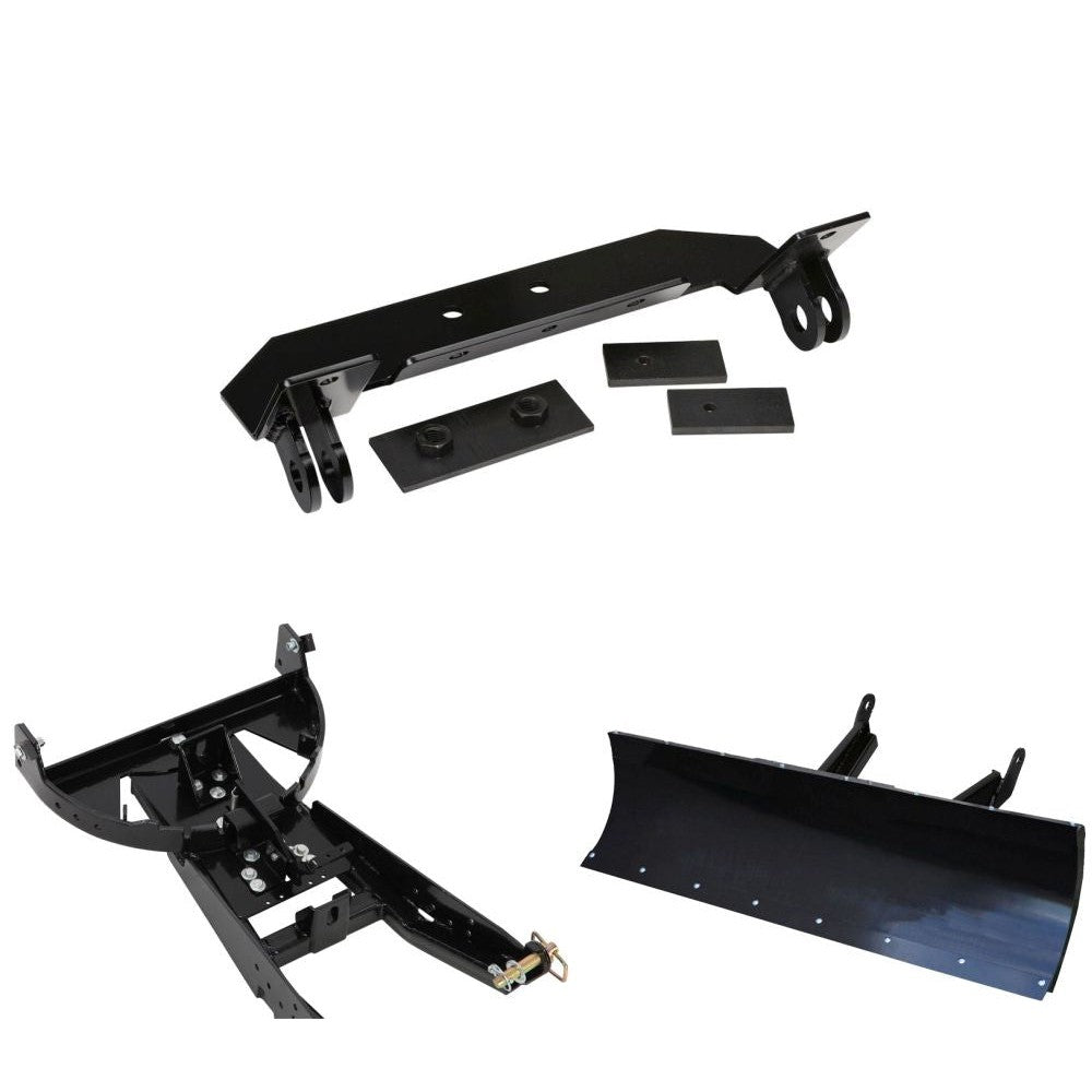Denali Black UTV Snow Plow Kit For Polaris Ranger 570 Mid Size 2014-2021