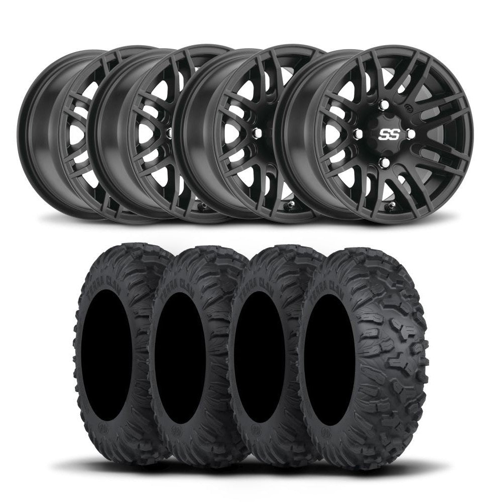 ITP SS316 14" Wheels And Terra Claw Tires [27x9R-14]