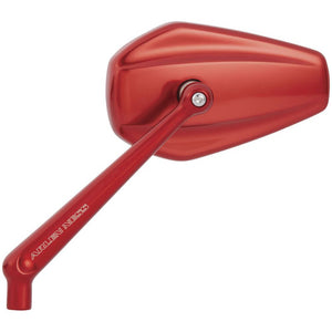 Arlen Ness Mini Stocker Red Left Mirror 13-152