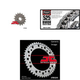 525 BMOR Chain Natural, Front & Rear Sprocket Kit HONDA NT650 Hawk GT 1988-1991