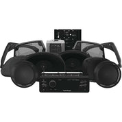 Rockford Fosgate Source Unit, 6-Speaker & Amp Kit For Harley-Davidson FLTRU 1998-2013 Black