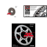 530 BMXR Chain Natural, Front & Rear Sprocket Kit for KAWASAKI KZ550D GPZ 1981