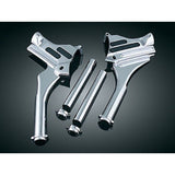 Harley-Davidson FLHR 1995-2007Deluxe Neck Covers Chrome by Kuryakyn