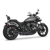 Freedom Performance Combat 2-into-1 Shorty Exhaust Black Black Tip