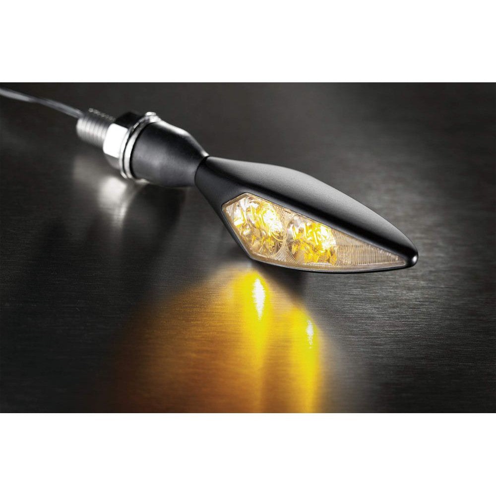Kuryakyn Micro Rhombus Marker Lights Satin Black 2550