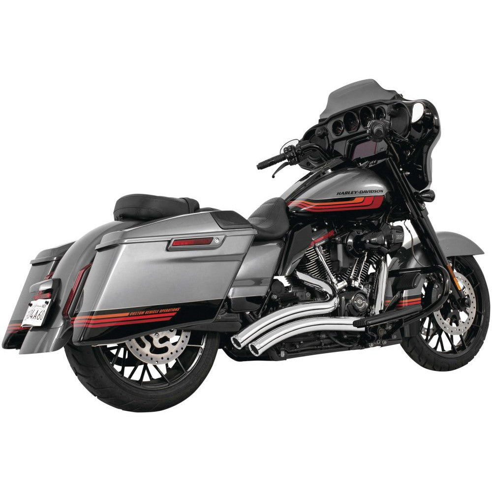 Freedom Performance Sharp Curve Radius Exhaust with Star Tips Chrome - HD01242