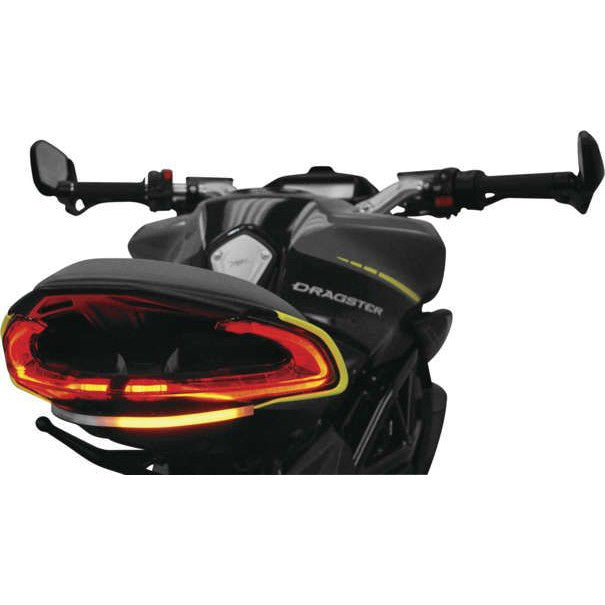 New Rage Cycles LED Replacement Turn Signals Rear Black - DRAG19-RTS