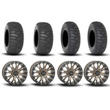 System 3 SB-4 Beadlock Bronze 15" Wheels And SS360 Sand/Snow Tires [32x10-15] ,[32x12-15]