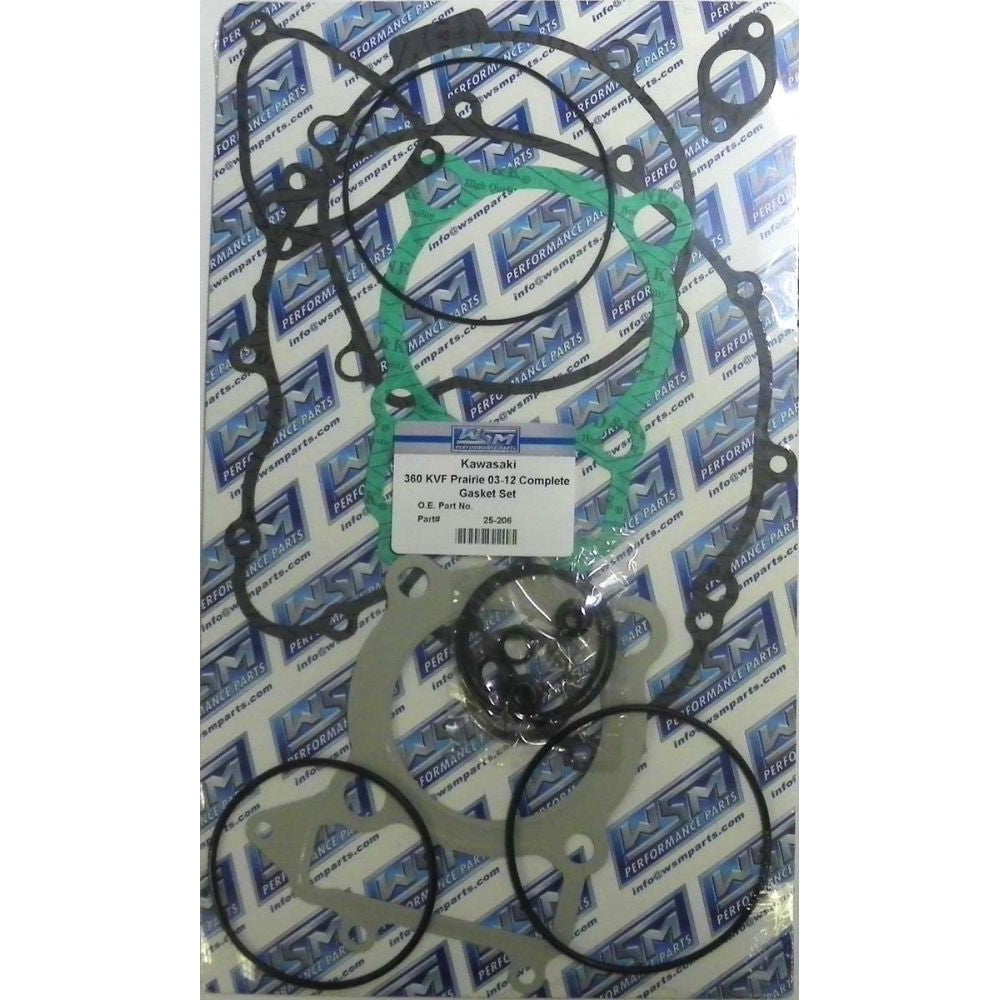 WSM Complete Gasket Kit For Kawasaki 360 Prairie / 4x4 03-12 25-206