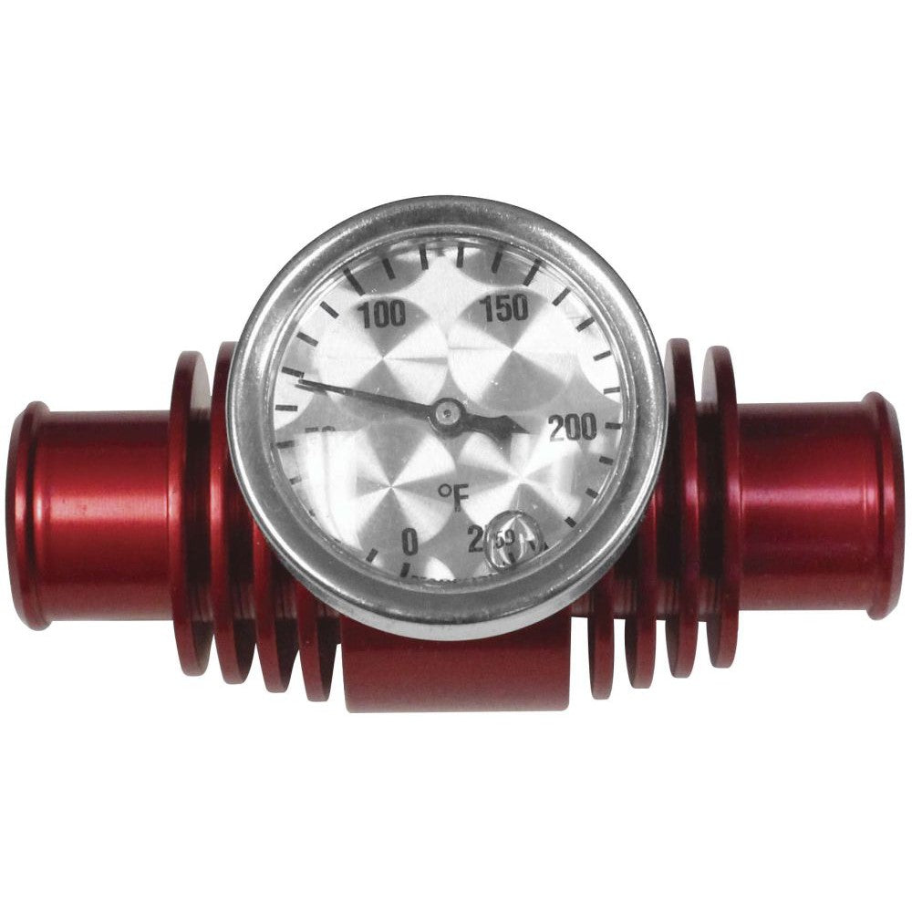 Modquad Radiator Inline Temp Gauge 2" Red