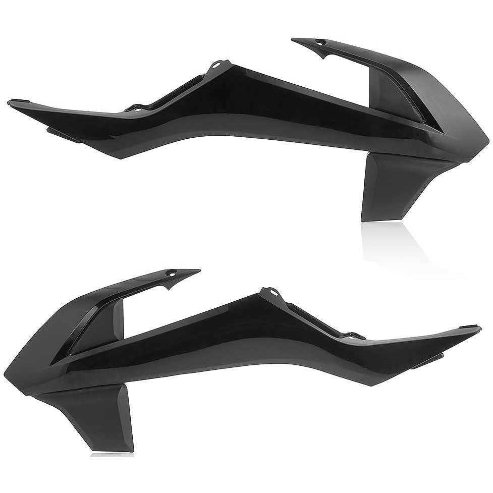 Acerbis Black Radiator Shrouds for KTM - 2449700001