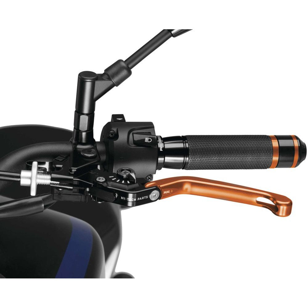 Puig 3.0 Clutch Lever Foldable Orange/Black - 210TN