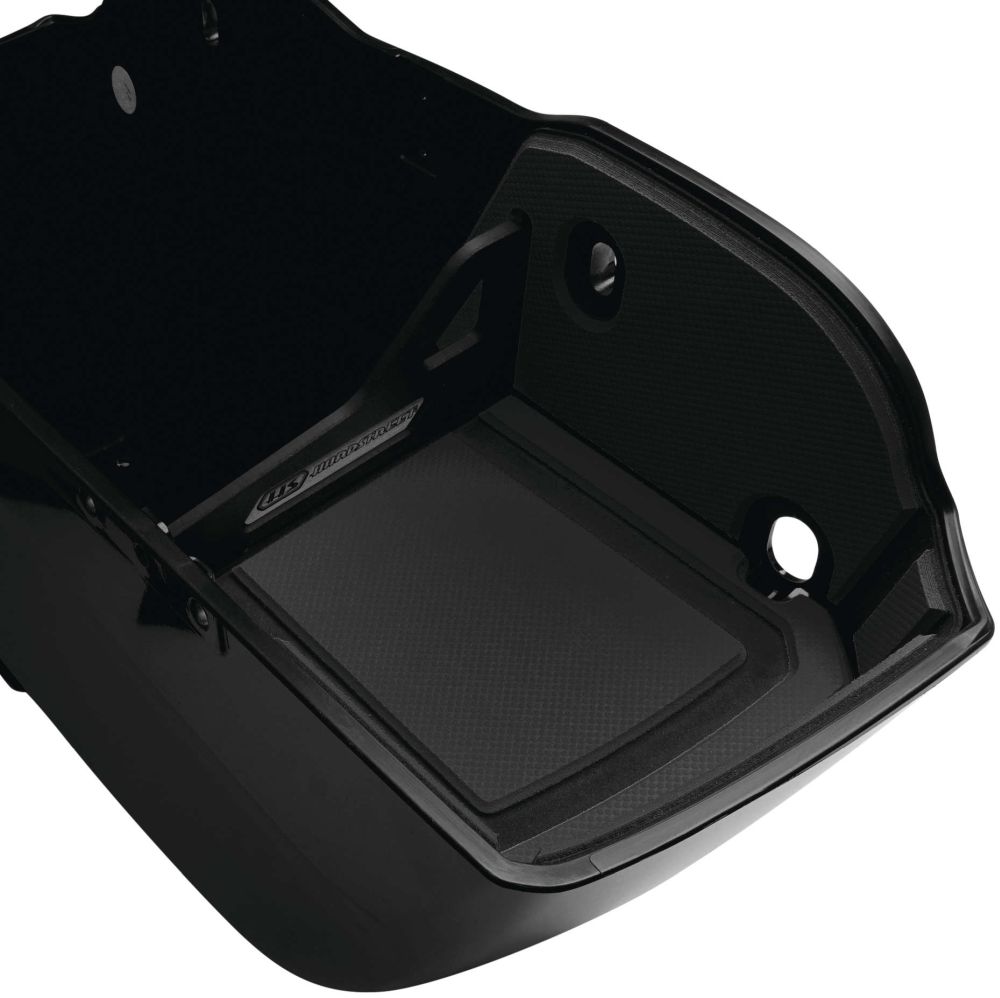 Hardstreet Ryt-There Saddlebag Shelf Set Flat Single-Hinge Charcoal - HSL-1035-SBSH-IN-BB