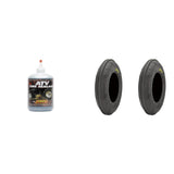 Set of 2 ITP Sand Star Front Tires 22x8-10 2-ply with QUADBOSS Sealant
