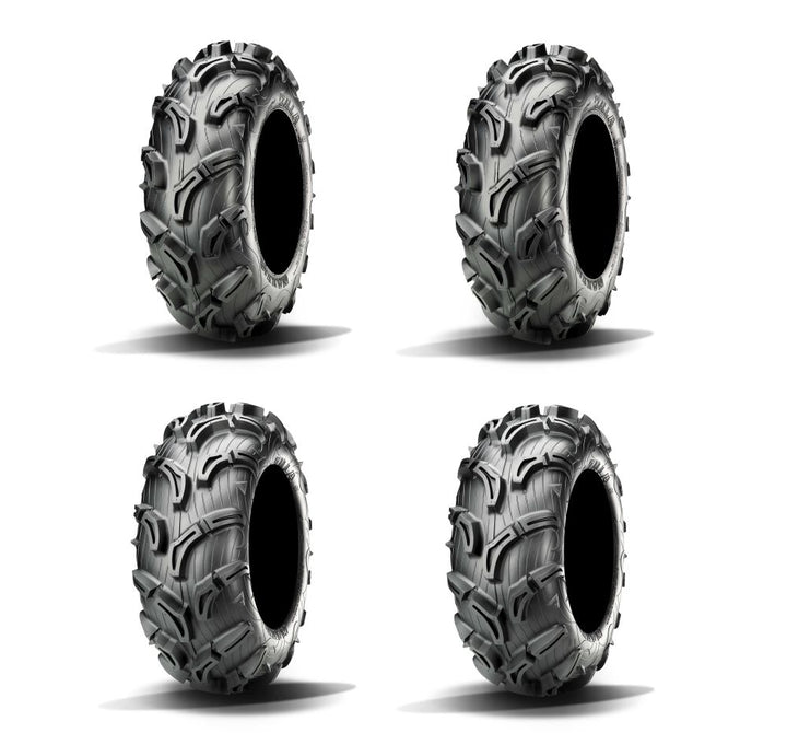 Full Set Of Maxxis Zilla Bias 30x9-14 And 30x11-14 Tires (4)
