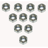 WSM Nylon Lock Nut 8mm Stainless - Pack Of 10 014-702