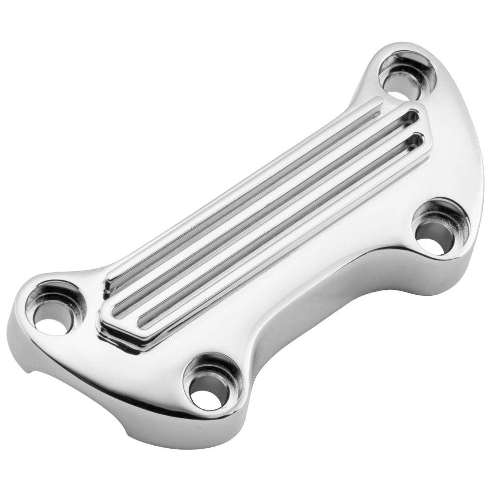 Bikers Choice Handlebar Top Clamp For - 241634 Finned Chrome