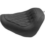 Mustang Wide Tripper Solo Seat Diamond Stitch Black 83017
