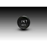 Intellitronix Voltmeter in Black Bezel - White