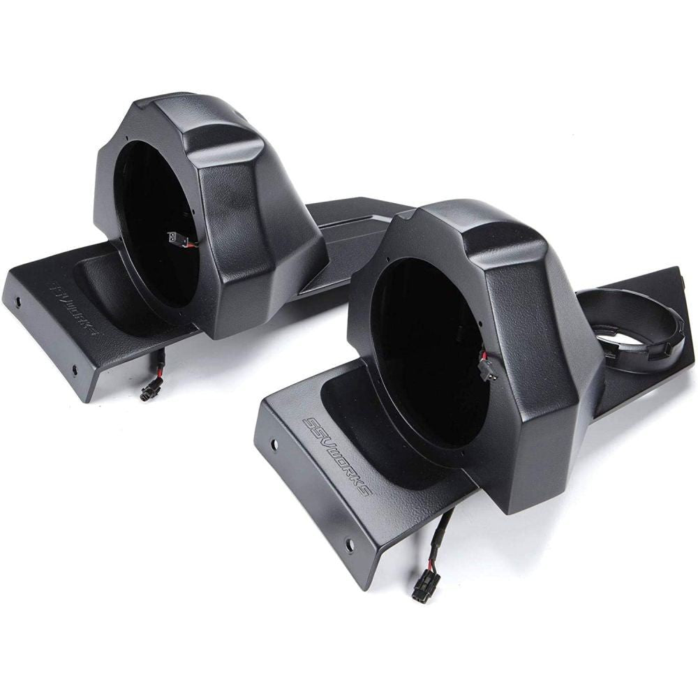SSV Works Behind Seat 6.5" Kick Speaker Pods And L7 Subwoofer Box For Polaris Slingshot 15-21