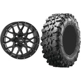 Set of 2 Mounted Wheel and Tire Kit Wheel: 14x7 5+2 4/137 Tire: 32x10-14 8 Ply