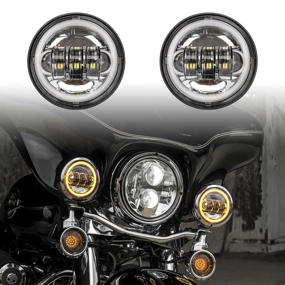 XK Glow 4.5" Passing Lights Chrome - XK042011-W