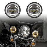 XK Glow 4.5" Passing Lights Chrome - XK042011-W