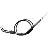 Motion Pro Black Vinyl Push - Pull Throttle Cable Set For Kawasaki KLR650 2008-2018