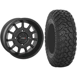 Set of 2 Mounted Wheel and Tire Kit Wheel: 15x7 5+2 4/156 Tire: 32x10-15 8 Ply