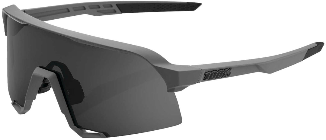 100% S3 Performance Sunglasses Matte Cool Grey with Smoke Lens - 61034-007-57
