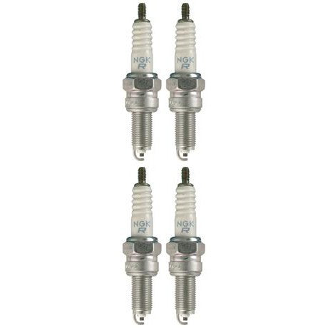 Set of 4 NGK Standard Spark Plugs for Yamaha RHINO 700 2013-2012 Engine 700cc