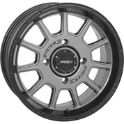 System 3 ST-5 Aluminum Gun Metal Grey Wheel 14x7 4/156 4+3 (+10mm) 14S3-5356