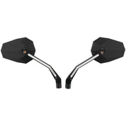 Highsider Stealth X-4 Turn Signal and Running Light Mirror Black - 301-453