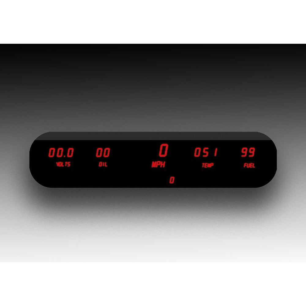 Intellitronix 5 Gauge Universal Digital Panel DP10001 - Red