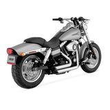 Vance & Hines 17217 Shortshots Staggered Exhaust System Chrome