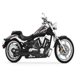 Freedom Performance Combat 2-Into-1 Full Exhaust System Black Yamaha Raider
