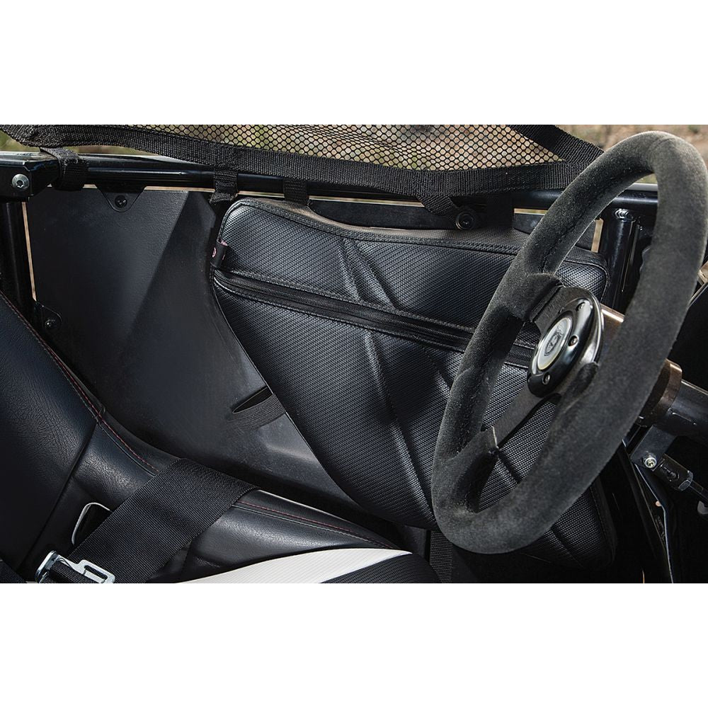 Pro Armor Door Knee Pads with Storage Black - P144054