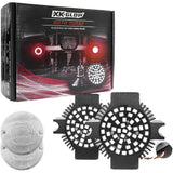 Kit de intermitentes y lentes LED XK Glow, rojo plano y sencillo - XK1156F-RC