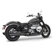 Freedom Performance 4.5" Slip-On Exhaust Slash Cut Black Black Tip For BMW R18 2021 BM00201