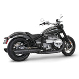 Freedom Performance 4.5" Slip-On Exhaust Slash Cut Black Black Tip For BMW R18 2021 BM00201