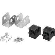 Puig Adjustable Footpeg Adaptors Passenger Black - 20256N