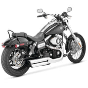 Vance And Hines Twin Slash Muffler 3in Slip On Exhaust Chrome With Fuelpak FP3