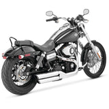 Vance And Hines Twin Slash Muffler 3in Slip On Exhaust Chrome With Fuelpak FP3