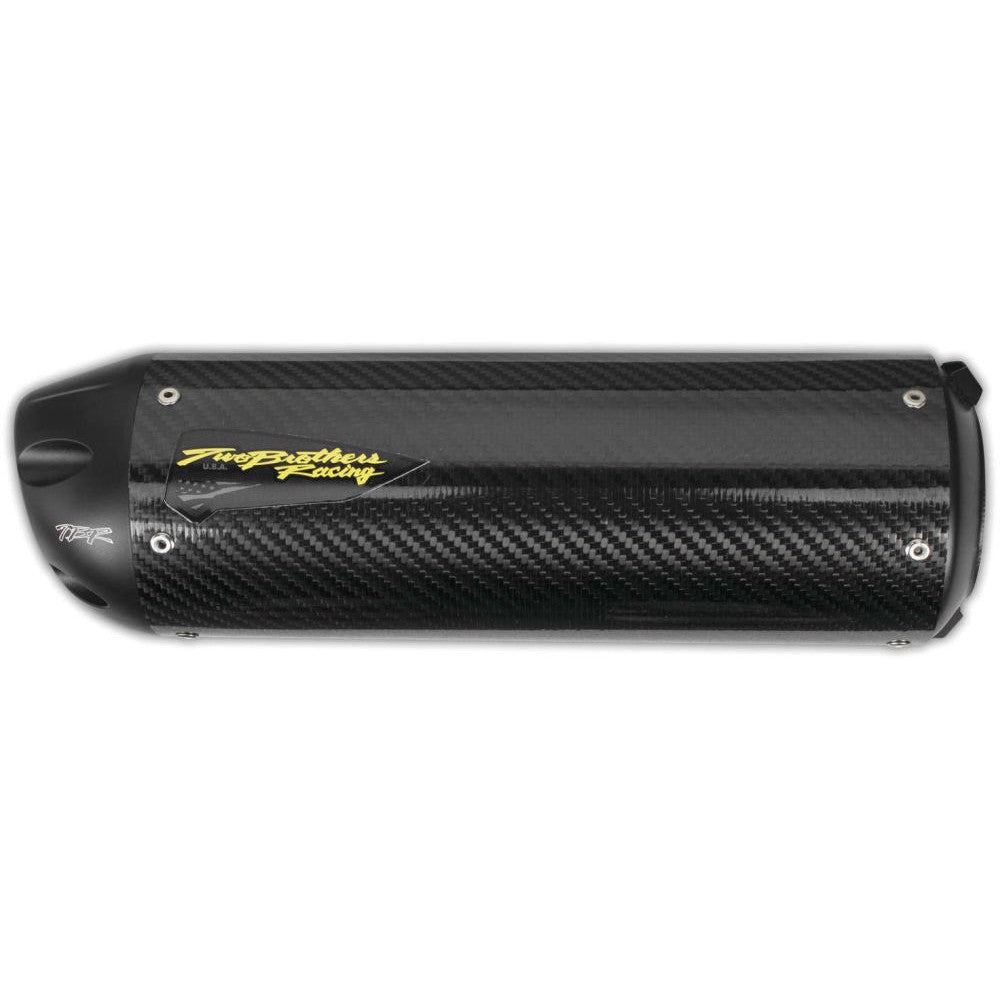 Two Brothers Racing Storm Series Hurricane Carbon Fiber Slip-On Exhaust For Honda CBR500R 2016-2017