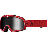 100% Barstow Goggles Steve Caballero with Silver Mirror Lens - 50002-380-02