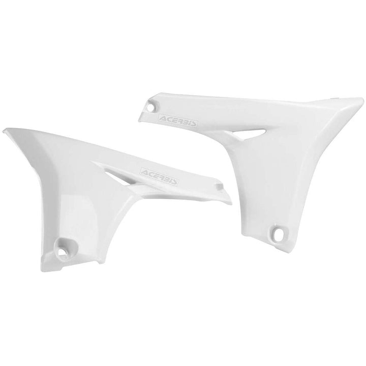 Acerbis White-Lower Radiator Shrouds for Yamaha - 2171780002